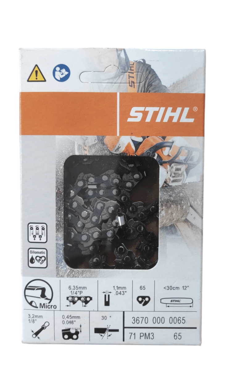 Catena originale stihl 65 maglie passo 1/4" spessore 1,1mm per barra 30cm