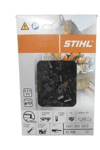 Catena originale stihl 72 maglie passo 3/8 spessore 1,5mm per barra 50 cm