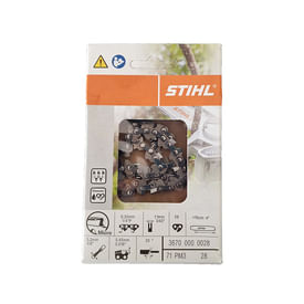Catena originale stihl oilomatic pm3, 28 maglie, 1/4", spessore 1,1 mm per GTA 26