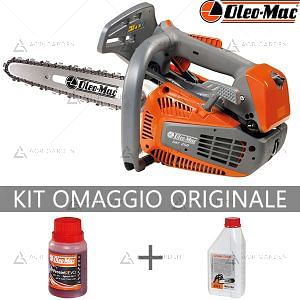 Motosega da potatura a scoppio OleoMac GST 250 CARVING per uso  professionale con motore da 1,3HP e barra da 25cm