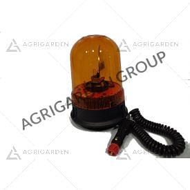Lampeggiante CE base magnetica e ventosa 12/24v Calotta girofaro arancio per trattore
