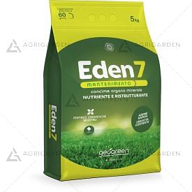 Concime organo minerale EDEN 7 mantenimento in granuli sacco da 5Kg [NPK 15-5-6(20)+micro]