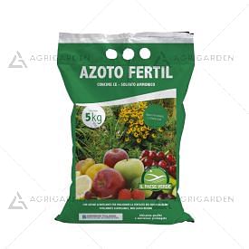 Concime minerale azotato AZOTO FERTIL in granuli sacco da 5Kg, con solfato ammonico.
