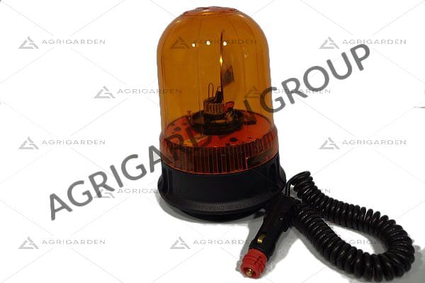 Lampeggiante Cobo CE base magnetica, 12 v, Calotta girofaro arancio per  trattore