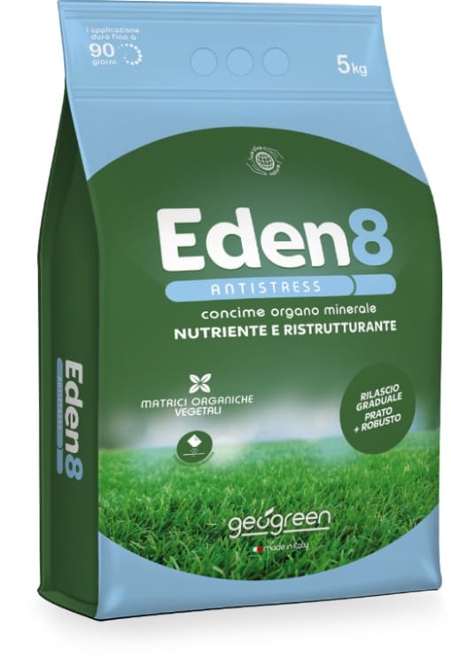 Concime organo minerale EDEN 8 antistress in granuli sacco da 5Kg [NPK 10-6-14(18)+micro]
