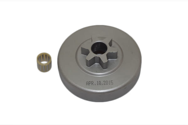 Kit rocchetto pignone campana frizione 3/8 motosega originale Emak