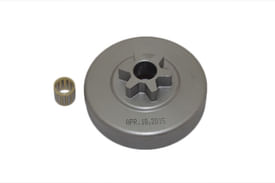 Kit rocchetto pignone campana frizione 3/8 motosega originale Emak