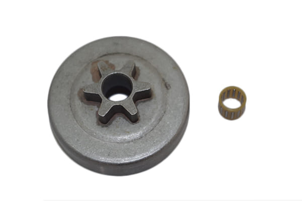 Kit rocchetto pignone campana frizione 3/8 motosega originale Efco: Oleomac: 136 s