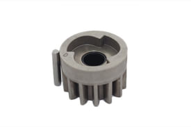 Pignone ingranaggio ruota destro originale con boccola e rullino per tagliaerba Efco