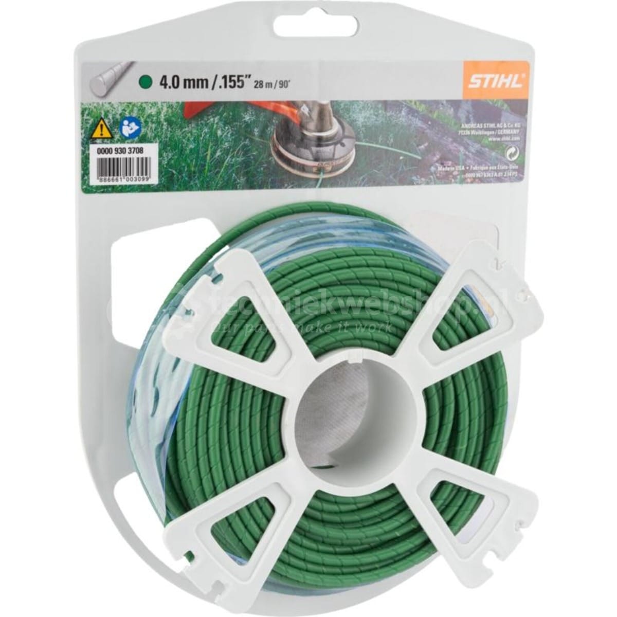 Filo decespugliatore Stihl tondo silenziato da 4.0mm e lunghezza  27mt