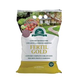 Concime minerale a cessione graduale NPK FERTIL GOLD in microgranuli sacco da 5Kg (NPK 15.9.15).