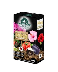 KING Crescita Sana confezione da 800gr, favorisce la crescita delle piante a 360°.