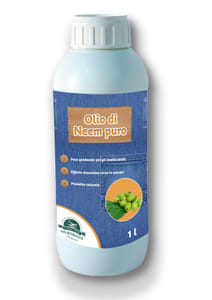 Olio di NEEM puro bottiglia da un 1lt, naturale effetto dissuasivo verso zanzare e insetti.