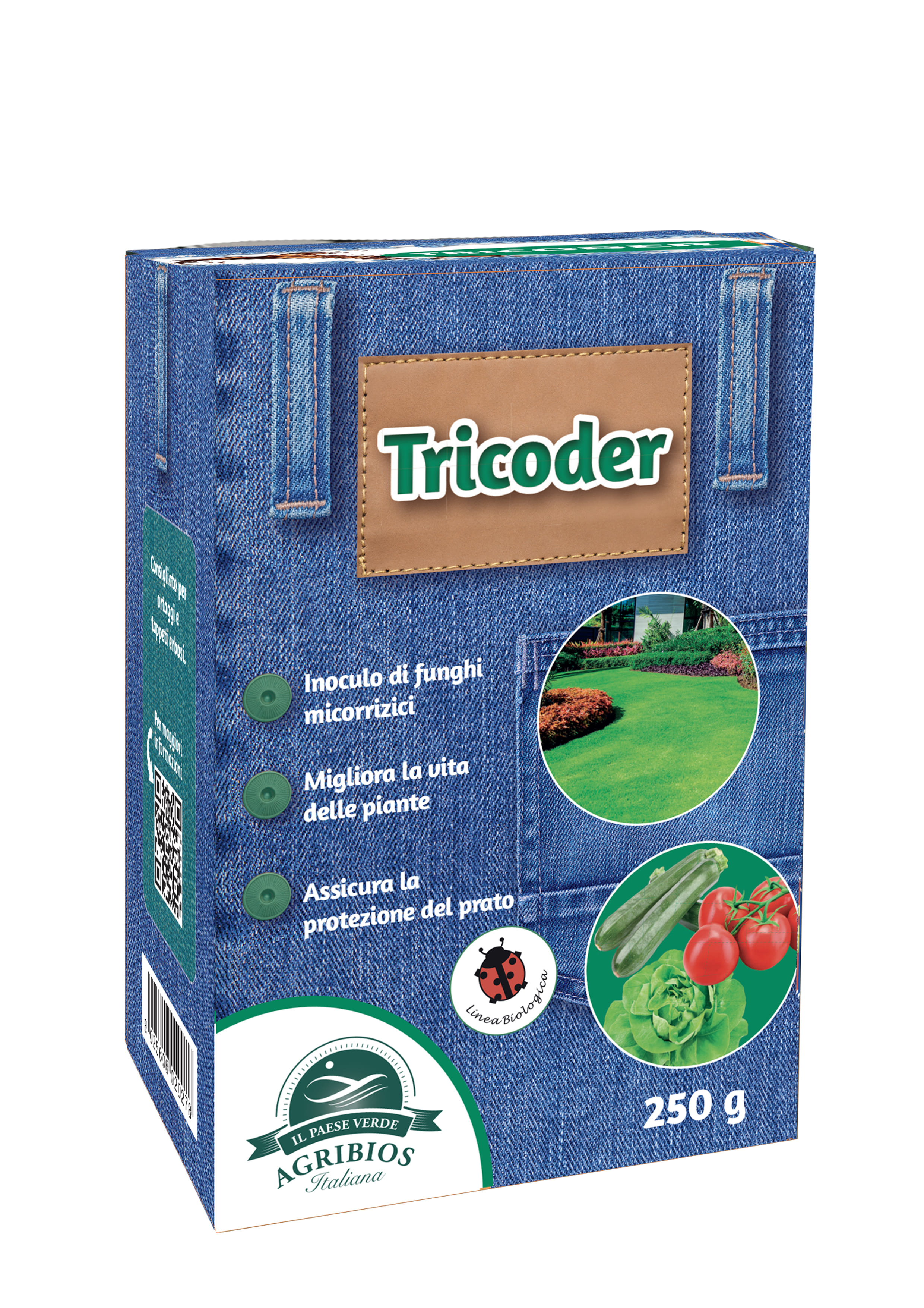 TRICODER concime liquido confezione da 250gr, inoculo di funghi micorrizici.