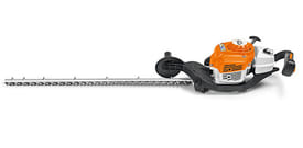 Tagliasiepi a scoppio Stihl HS 87 T per lavori di rifinitura con lama da 75cm.