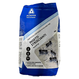 Insetticida piretroide in polvere fine BLUCYP DP 1Kg contro formiche e insetti striscianti.