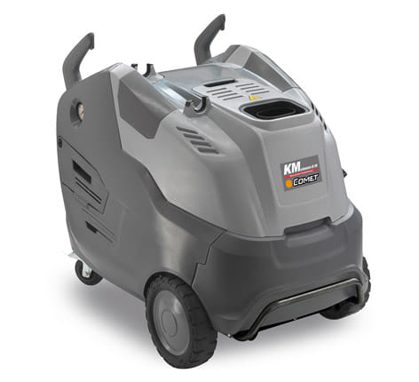 Idropulitrice ad acqua calda COMET KM Classic 3.11 11/120 da 120 bar con portata di 660 l/h.