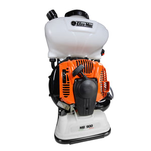Atomizzatore a spalla a scoppio MB 900 OleoMac con motore da 77cm3 e serbatoio liquidi da 17lt.