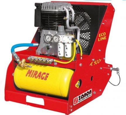 Compressore D'aria con attacco a 3 punti per trattore Zanon MIRAGE T-900 ECO LINE da 25HP con serbatoio da 24Lt.