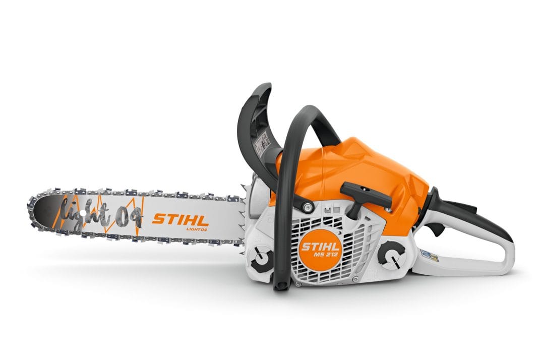 Motosega a scoppio Stihl MS 212 da 2,4CV con barra da 40cm.
