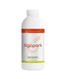 Concime organo azotato ALGAPARK liquido bottiglia da 1Kg a base di lieviti ed alghe brune marine.