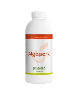 Concime organo azotato ALGAPARK liquido bottiglia da 1Kg a base di lieviti ed alghe brune marine.
