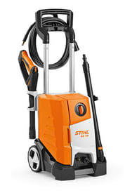 Idropulitrice elettrica Stihl RE 110 pratica e comfortevole da 110 bar di pressione.