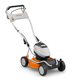 Rasaerba a batteria trazionato Stihl RMA 2 RPV mulching professionale.