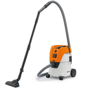 Aspiratore elettrico Stihl SE 62 E per solidi e liquidi da 1,4kW con raccoglitore da 20lt.