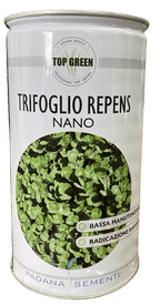 Seme per prato Padana Sementi TRIFOGLIO REPENS NANO MIX lattina da 0,5 KG