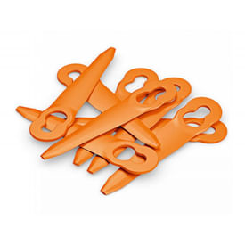 Set di 8 coltelli per testina falciante Stihl PolyCut 2-2 e 3-2.
