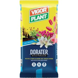 Dorater Terriccio biologico Vigor Plant sacco da 70lt per uso universale.