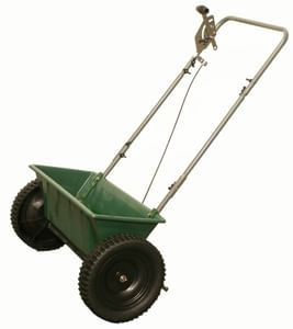 Seminatrice a spinta manuale con larghezza di 55cm.