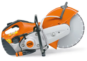 Troncatrice a scoppio Stihl TS 420 con disco di taglio da 35 cm