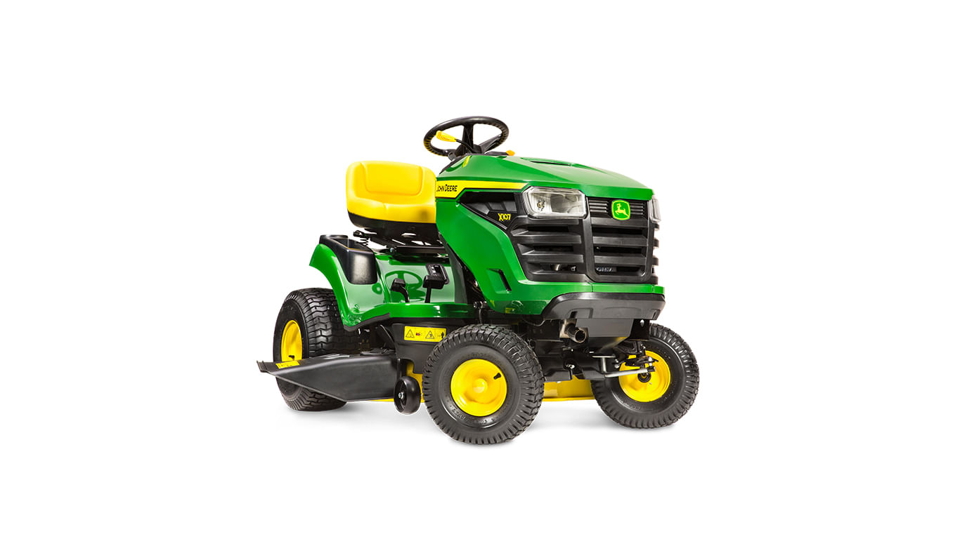 Trattorino rasaerba John Deere X107 da 500 cm3 a scarico laterale