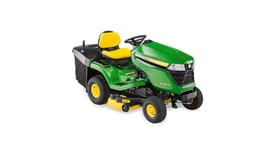 Trattorino rasaerba con raccolta John Deere X350 R con motore da 726 cc